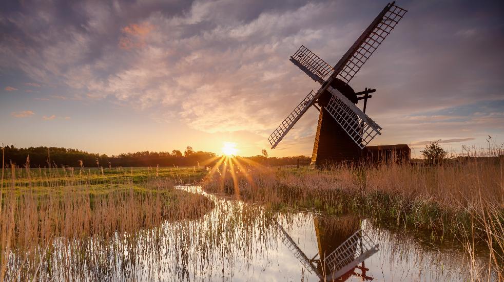 Norfolk broads windmill